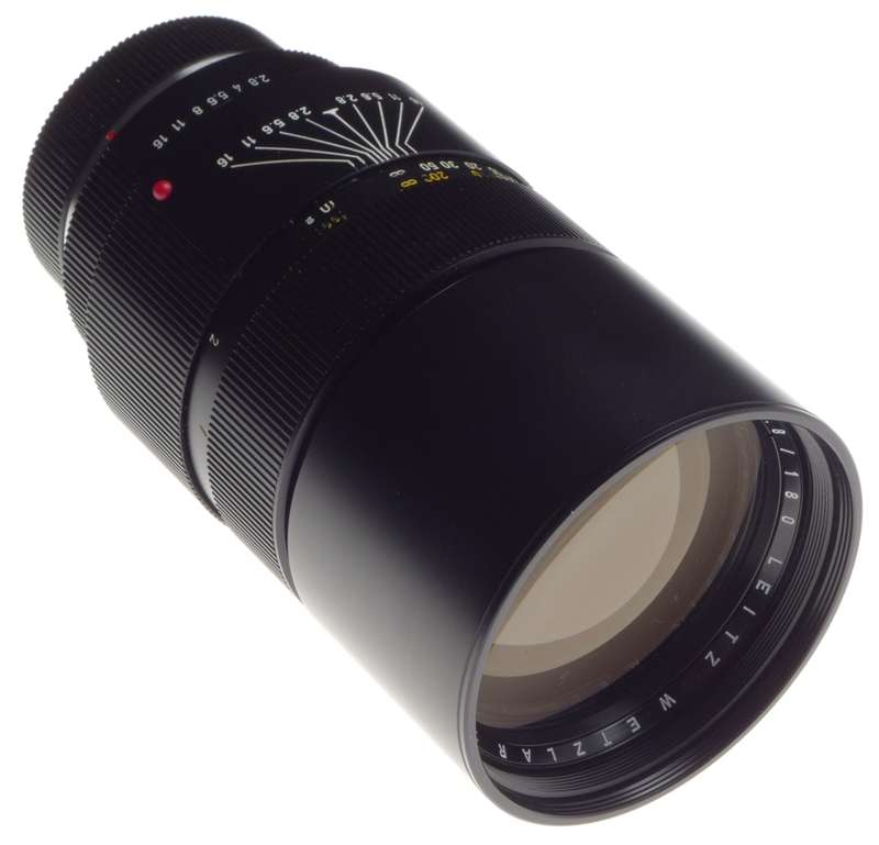 Leica Elmarit R 1:2.8/180 Leicaflex SRL camera lens f=180mm Original box 11919