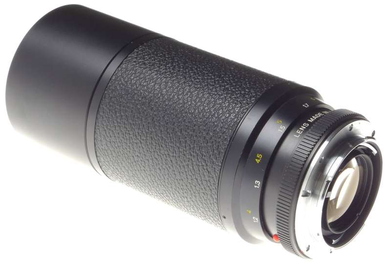 Leica Vario-Elmar-R 1:4.5/75-200mm Zoom camera lens Leitz EXCELLENT Caps filter