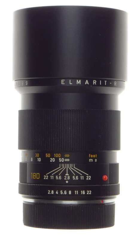 Leica Elmarit-R 1:2.8/180mm SLE Leitz Camera 11923 lens f=180mm 3 cam late model