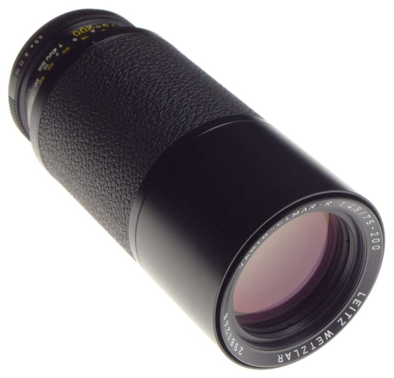 Leica Vario-Elmar-R 1:4.5/75-200mm Zoom camera lens Leitz Mint- filter UVa caps