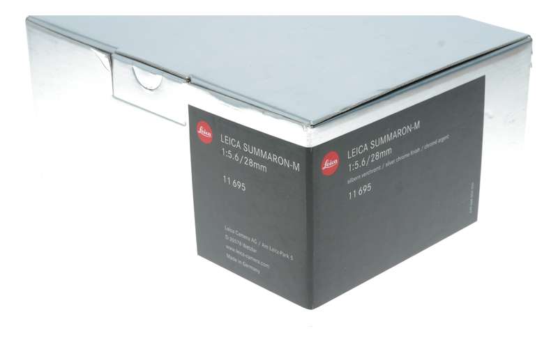 Leica Summaron-M 28 f/5.6 silver chrome 11695 LNIB 5.6/28 set
