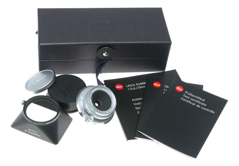 Leica Summaron-M 28 f/5.6 silver chrome 11695 LNIB 5.6/28 set