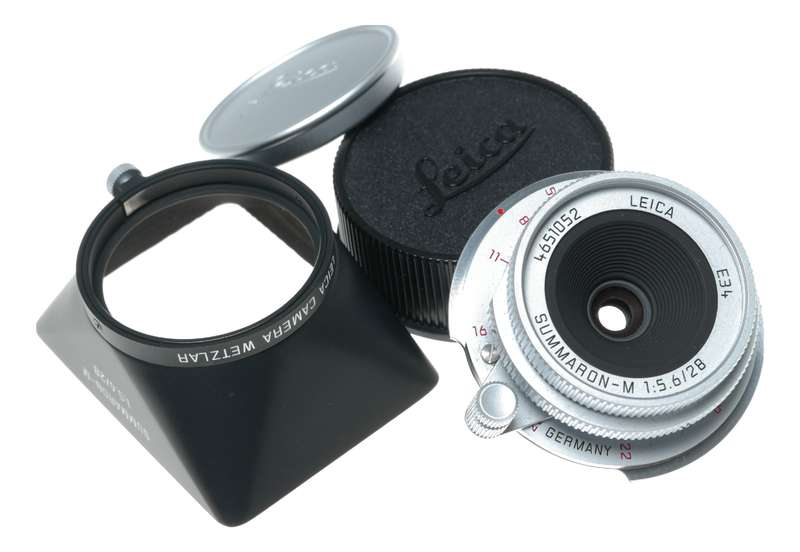 Leica Summaron-M 28 f/5.6 silver chrome 11695 LNIB 5.6/28 set