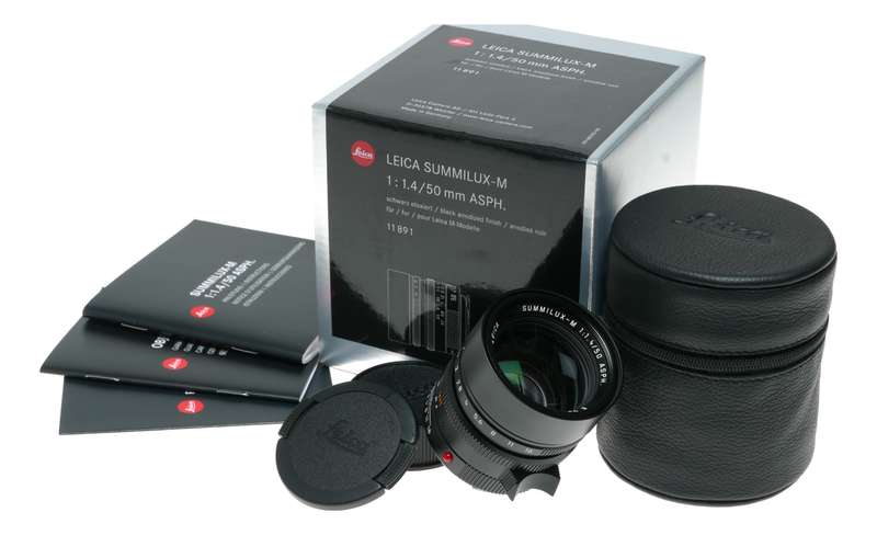 Summilux-M Leica 1.4/50mm ASPH. lens 11891 boxed fits M11