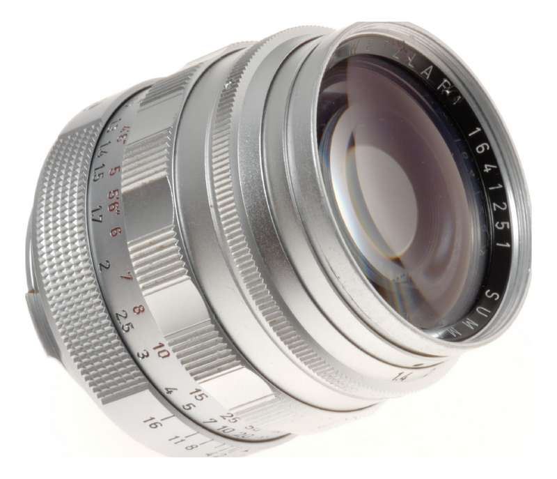 Summilux 50mm F1:1.4 with rare '20M' mark on distant scale rare 1st series