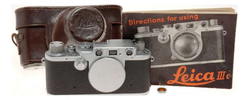 Just Serviced Leica IIIf M39 35mm vintage 3F film camera body case manual