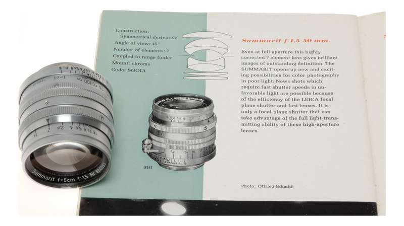 Leitz Just Serviced Leica Summarit f=5cm 1:1.5 Prime M39 RF coupled lens