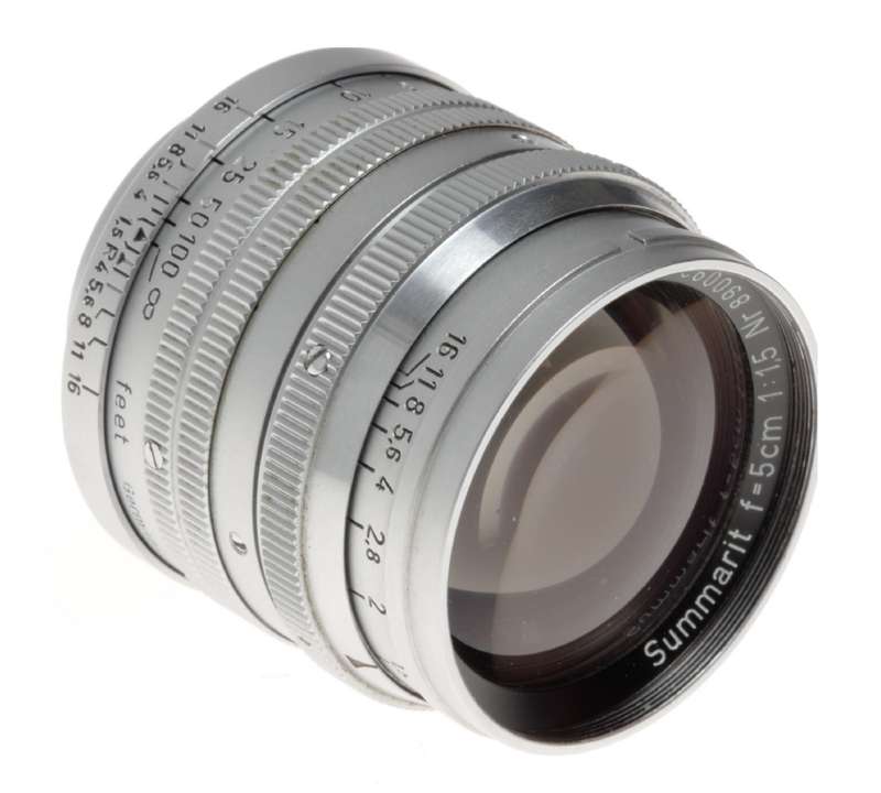 Leitz Just Serviced Leica Summarit f=5cm 1:1.5 Prime M39 RF coupled lens