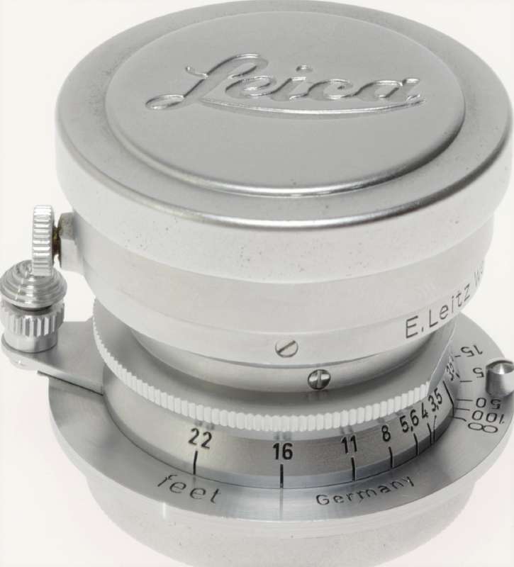 Leica Summaron f=3.5cm 1:3.5 Leitz Wetzlar Chrome M39 mount lens