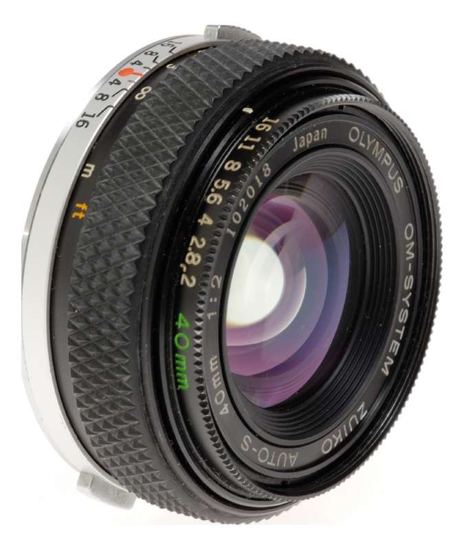 Olympus OM-System Zuiko 40mm F2 Pancake rare Lens 2/40