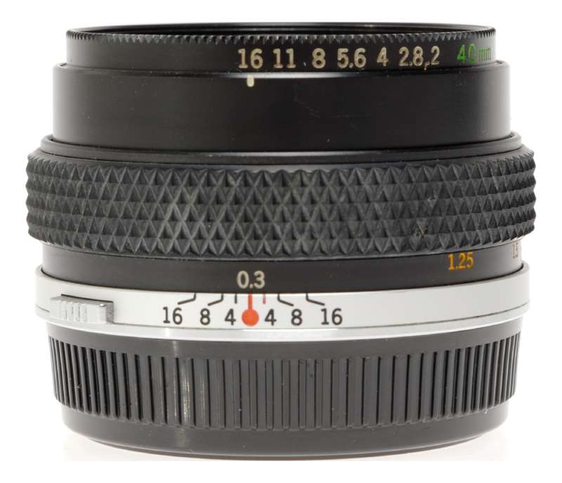 Olympus OM-System Zuiko 40mm F2 Pancake rare Lens 2/40