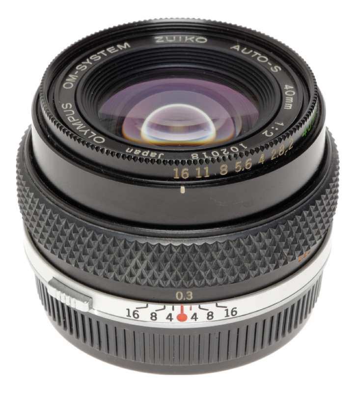 Olympus OM-System Zuiko 40mm F2 Pancake rare Lens 2/40