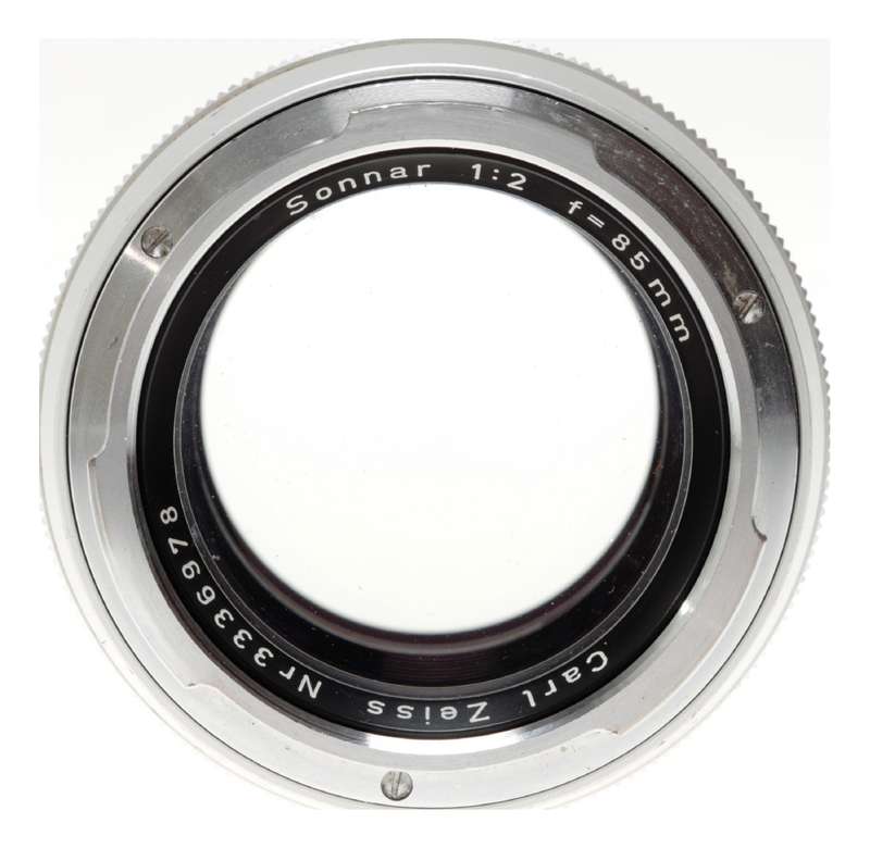 Zeiss Contarex chrome 2/85 Sonnar 1:2 f=85mm fast prime portrait lens