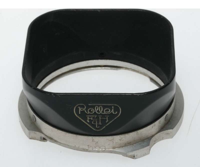 Rolleiflex TLR vintage film camera RII lens hood shade original cased