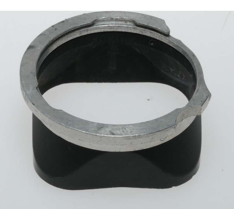 Rolleiflex TLR vintage film camera shade lens hood used RII black twist on type