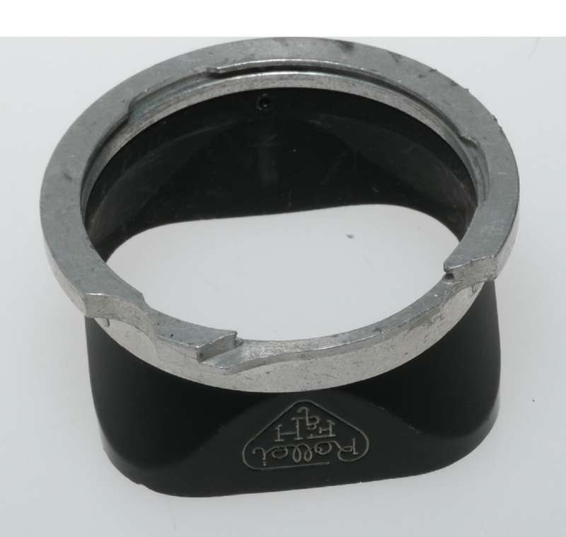 Rolleiflex TLR vintage film camera shade lens hood used RII black twist on type