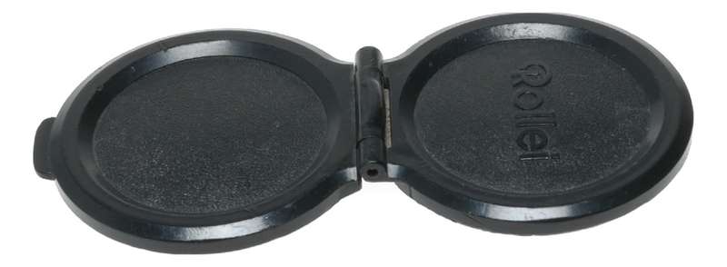 Rolleiflex TLR vintage film camera black lens cap flip up type Rollei original
