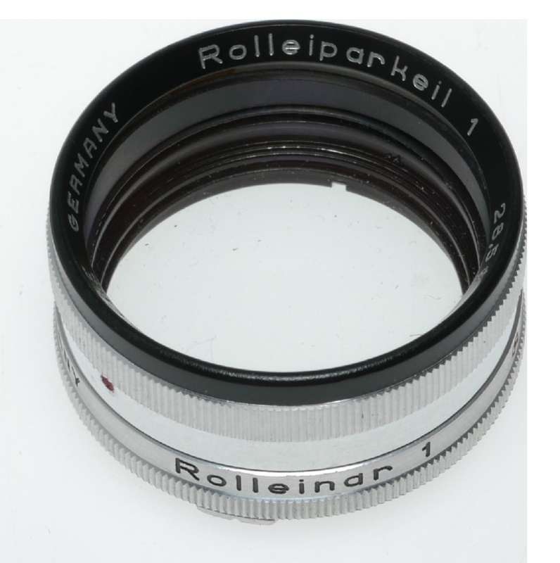 Rolleiflex TLR vintage film camera Rolleiparkeil 1 Rolleinar I 28.5 set cased