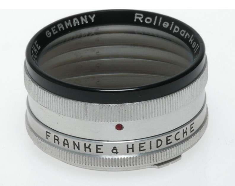 Rolleiflex TLR vintage film camera 28.5 Rolleiparkeil II Rolleinar II cased