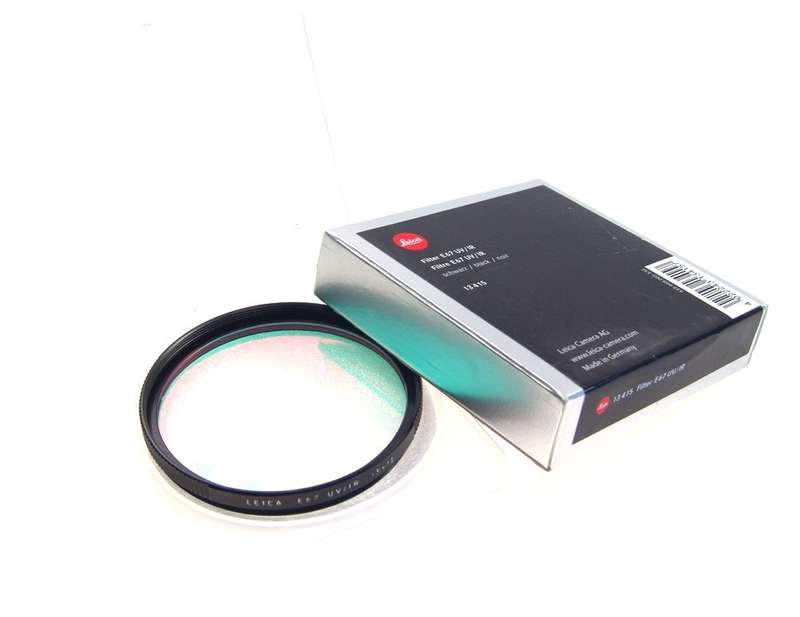 LEICA E67 UV/IR INFRA RED LENS BLACK FILTER 13415 BOX FITS M8 M9 CAMERA LENSES