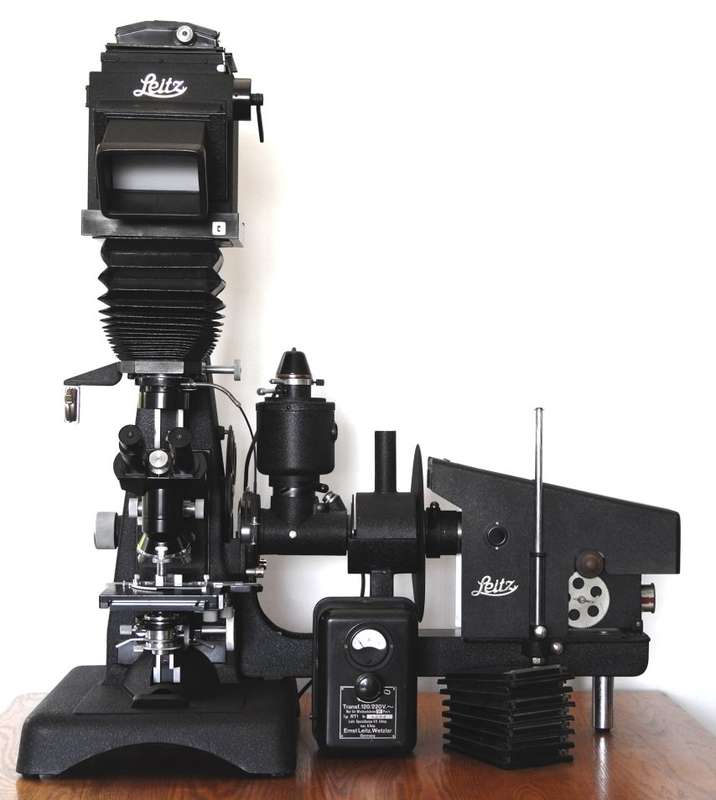 Leitz Panphot Biological Microscope photographic equipment kit rare light source