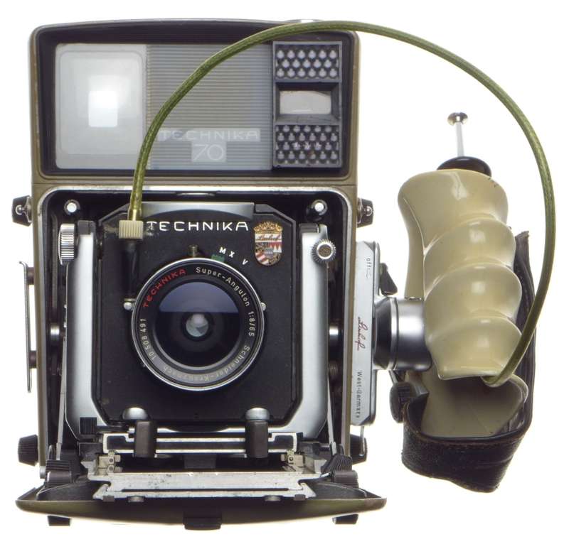 LINHOF Technika 70 Press vintage 6x9 camera 4 schneider lenses 3 roll backs used