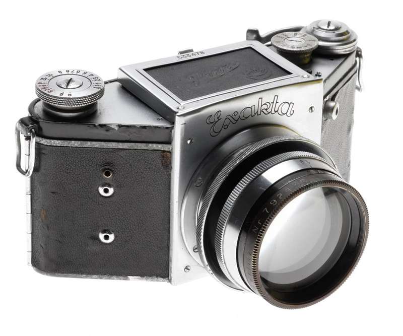 Exakta Night PRIMOPLAN 1.9/8cm Fast Vintage 1:1.9 f=80mm chrome camera lens rare