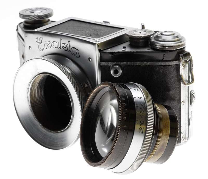 Exakta Night PRIMOPLAN 1.9/8cm Fast Vintage 1:1.9 f=80mm chrome camera lens rare