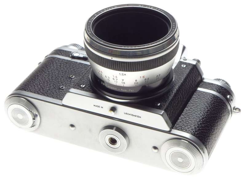 RECTAFLEX Liechtenstein SLR VERY RARE VERSION Makro kilar 1:2.8/4cm lens cased