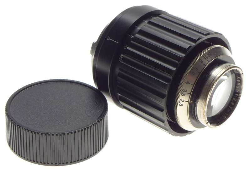 Schneider 2.8 f=7.5cm Xenar lens Leica M rangefinder coupled lens 2.8/75mm rare