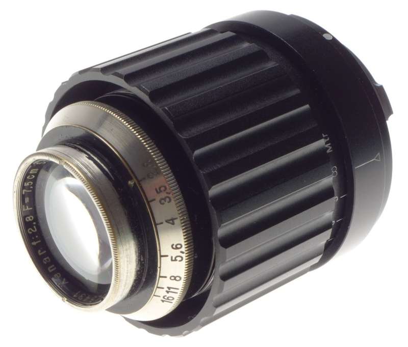 Schneider 2.8 f=7.5cm Xenar lens Leica M rangefinder coupled lens 2.8/75mm rare