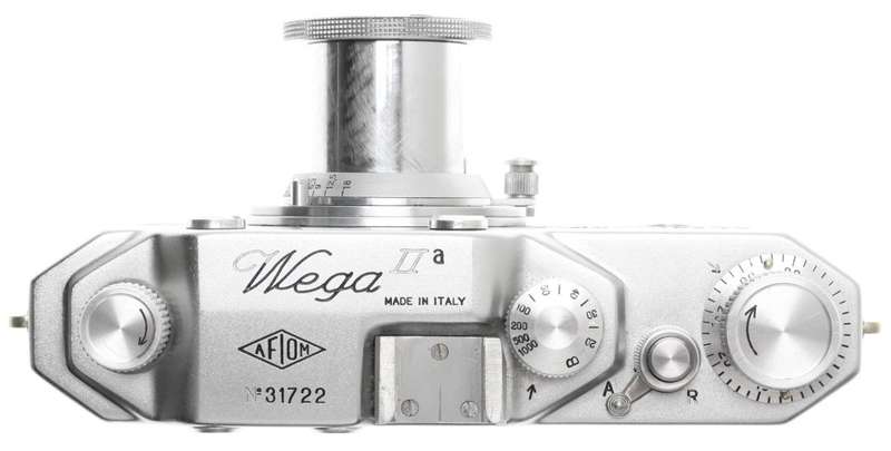 A.F.I.O.M. ITALY WEGA IIa VERY RARE LEICA COPY RANGEFINDER CAMERA TRIXAR 3.5/50