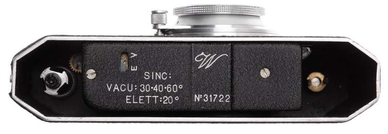 A.F.I.O.M. ITALY WEGA IIa VERY RARE LEICA COPY RANGEFINDER CAMERA TRIXAR 3.5/50