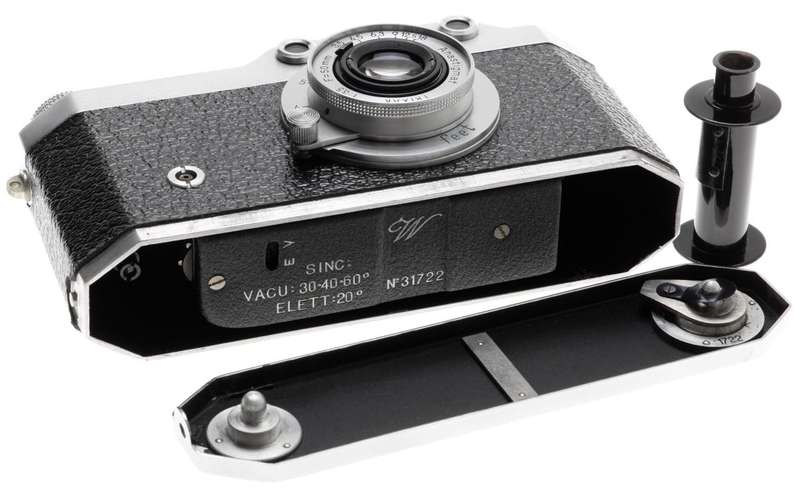 A.F.I.O.M. ITALY WEGA IIa VERY RARE LEICA COPY RANGEFINDER CAMERA TRIXAR 3.5/50