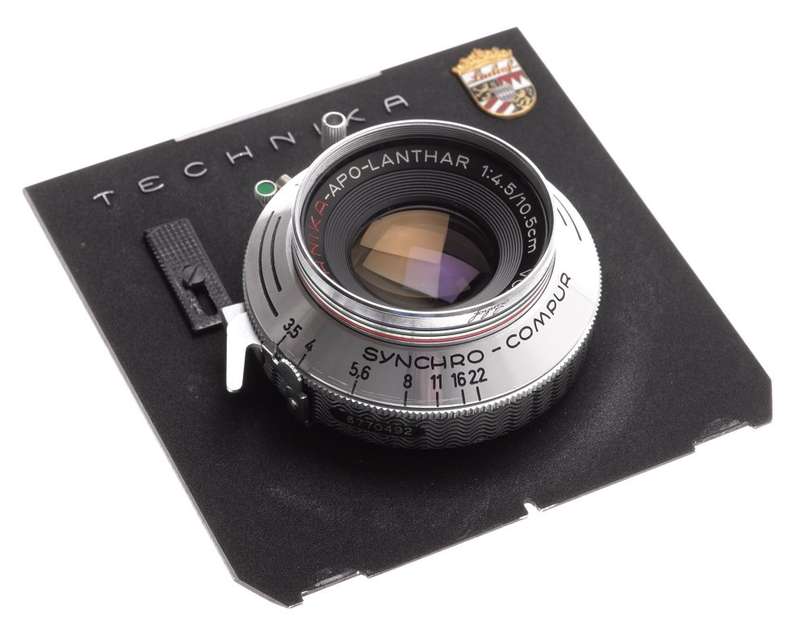 VOIGTLANDER TECHNIKA APO-LANTHAR MEGA RARE 10.5cm 1:4.5 LINHOF 6x9 LENS f=105mm