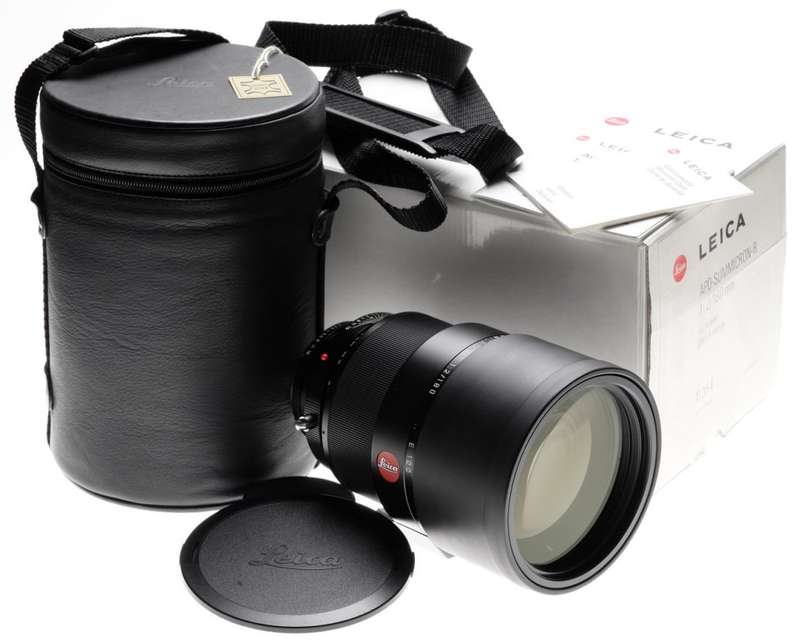 Leica Apo-Summicron-R 1:2/180mm 11354 rare lens Extender 2x R adapter M Box kit