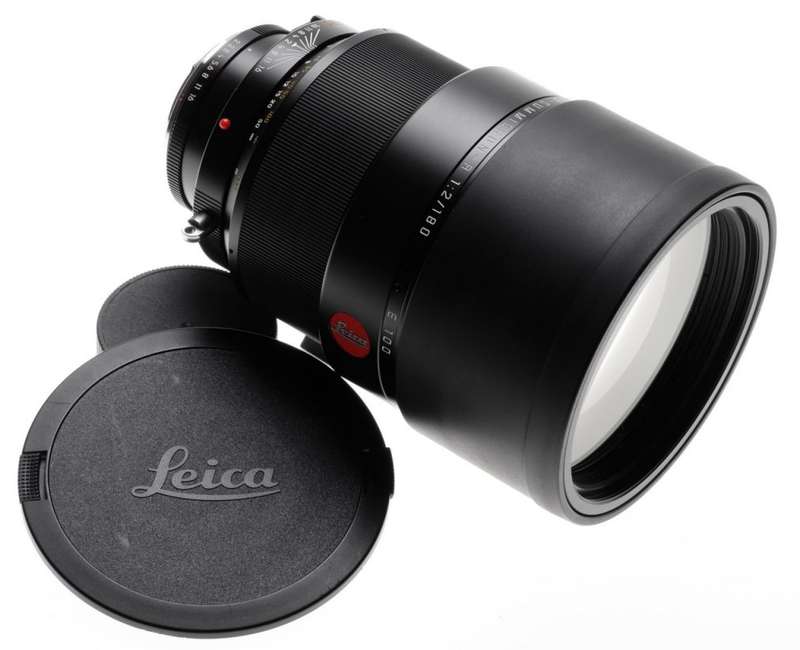 Leica Apo-Summicron-R 1:2/180mm 11354 rare lens Extender 2x R adapter M Box kit