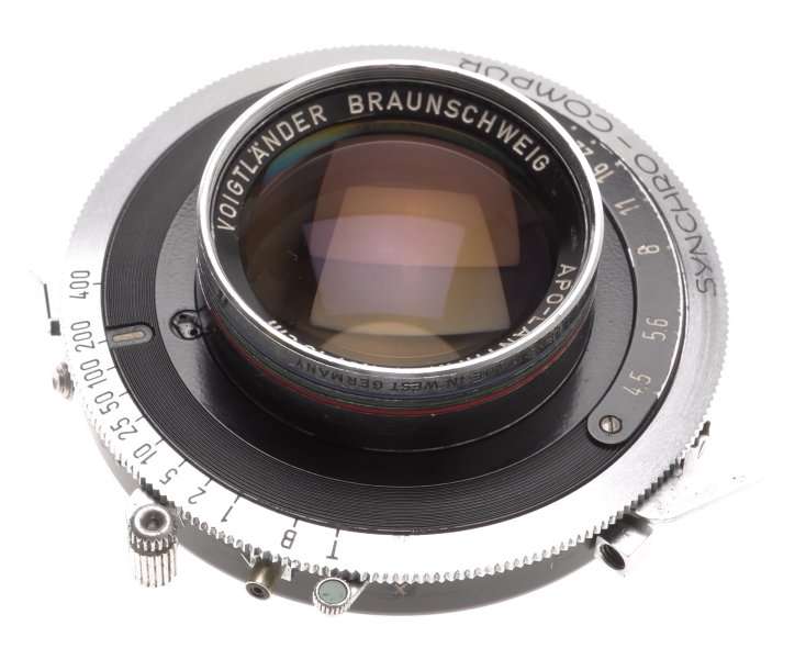 VOIGTLANDER TECHNIKA APO-LANTHAR RARE 15cm 1:4.5 LINHOF 6x9 LENS f=150mm COMPUR
