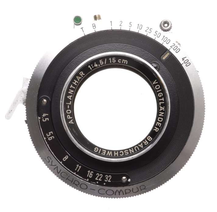 VOIGTLANDER TECHNIKA APO-LANTHAR RARE 15cm 1:4.5 LINHOF 6x9 LENS f=150mm COMPUR