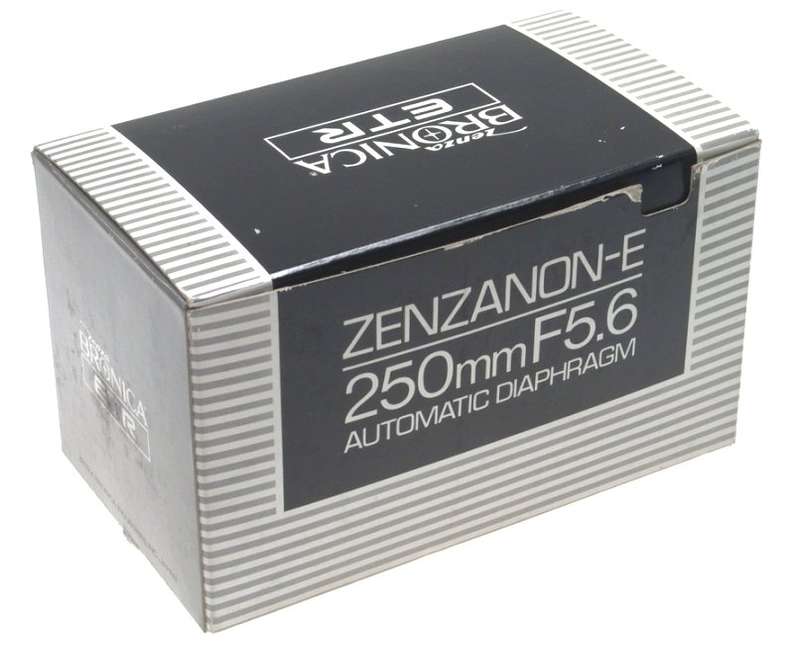 BRONICA ETRS ZENZANON-E 250 F5.6 CAMERA LENS NEW BOXED