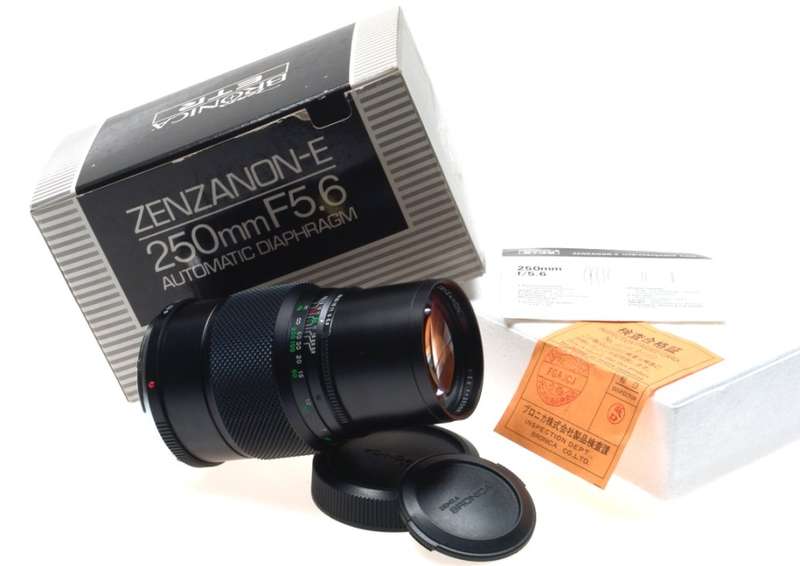 BRONICA ETRS ZENZANON-E 250 F5.6 CAMERA LENS NEW BOXED
