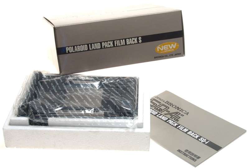 BRONICA ZENZA SQ-Ai POLAROID LAND PACK FILM BACK S NEW