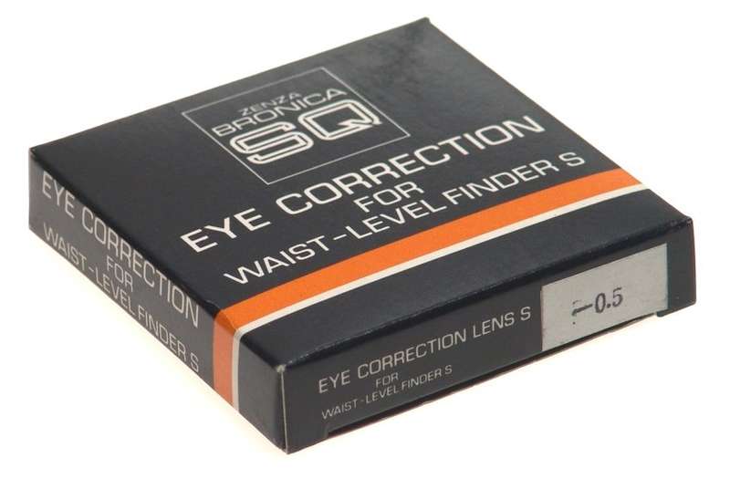 2x BRONICA SQ WAIST FINDERS -0.5 EYE CORRECTION LENS S NEW set pair 2 of