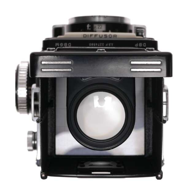 TLR 3.5/75 Rolleiflex 3.5F film camera Carl Zeiss Planar 3.5 f=75mm metered