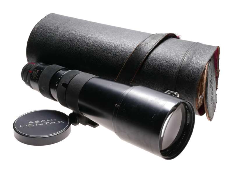 SMC Pentax Takumar 4.5/500mm tele camera lens SLR f=500mm cap and case