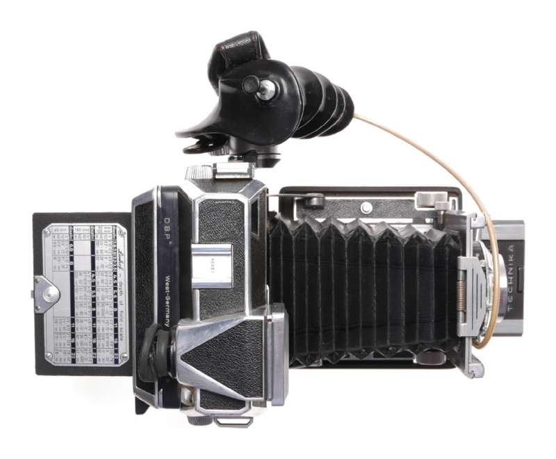 Linhof 6x9 large camera kit 3 lenses cams grip hoods filters back holders more