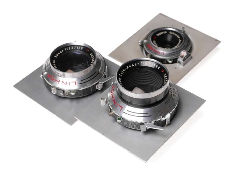 Linhof 6x9 large camera kit 3 lenses cams grip hoods filters back holders more