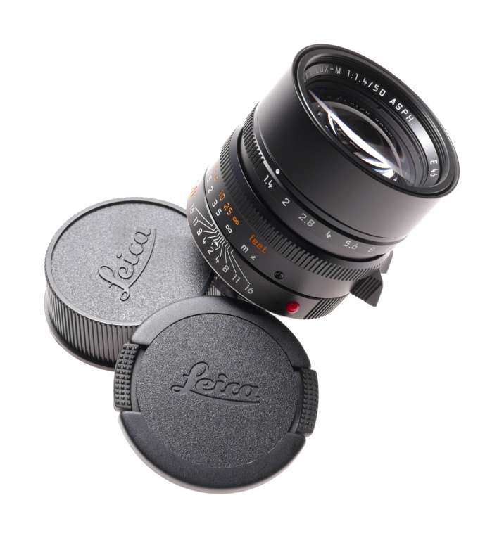 Leica Summilux-M 1:1.4/50mm ASPH. lens box papers 11891 f50mm black