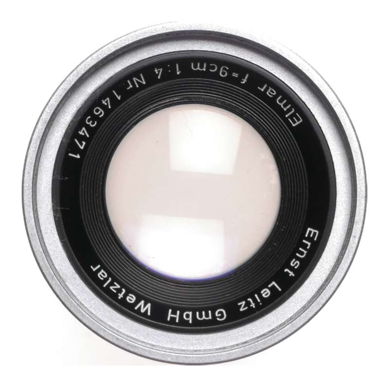 Leica m mount Elmar f=9cm 1:4 camera lens cap Leitz chrome 1:4/90mm