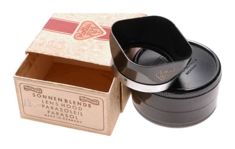 Rollei Sonnenblende camera TLR Lens hood Shade box bakelite original Rolleicord